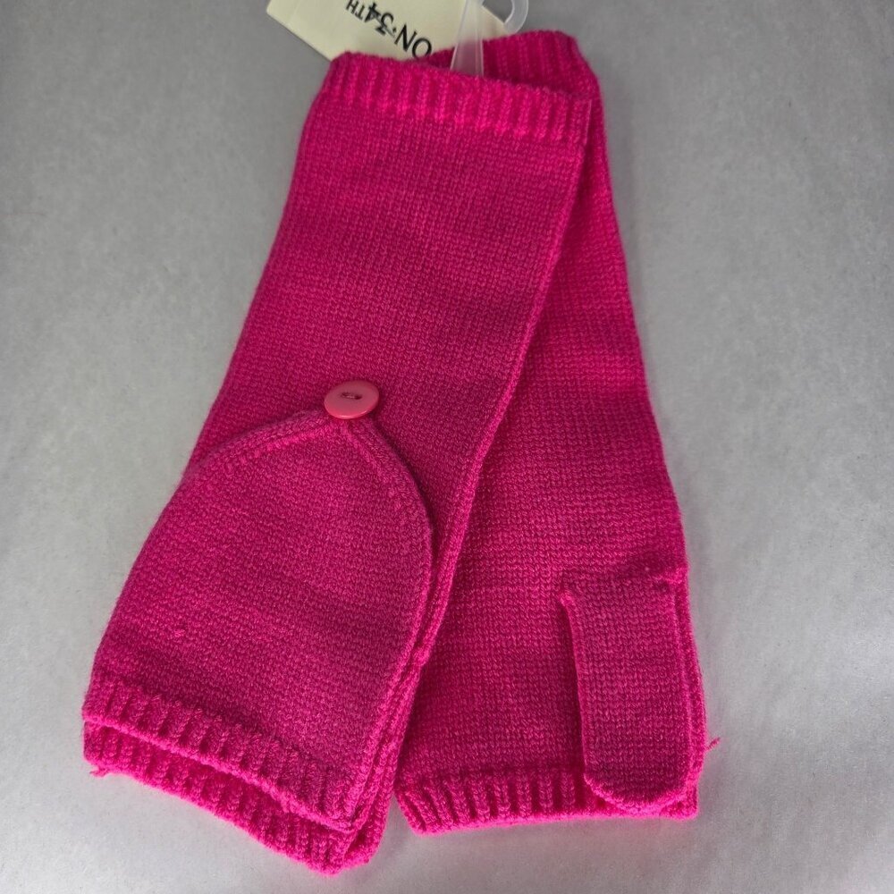 On 34th Women's Colorblocked Fingerless Gloves - Multi